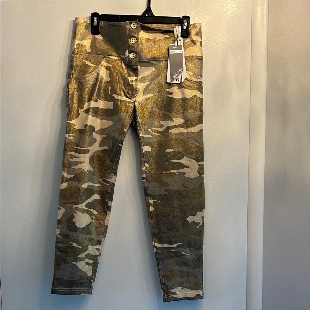 Freddy Metallic Silver and Gold Pants